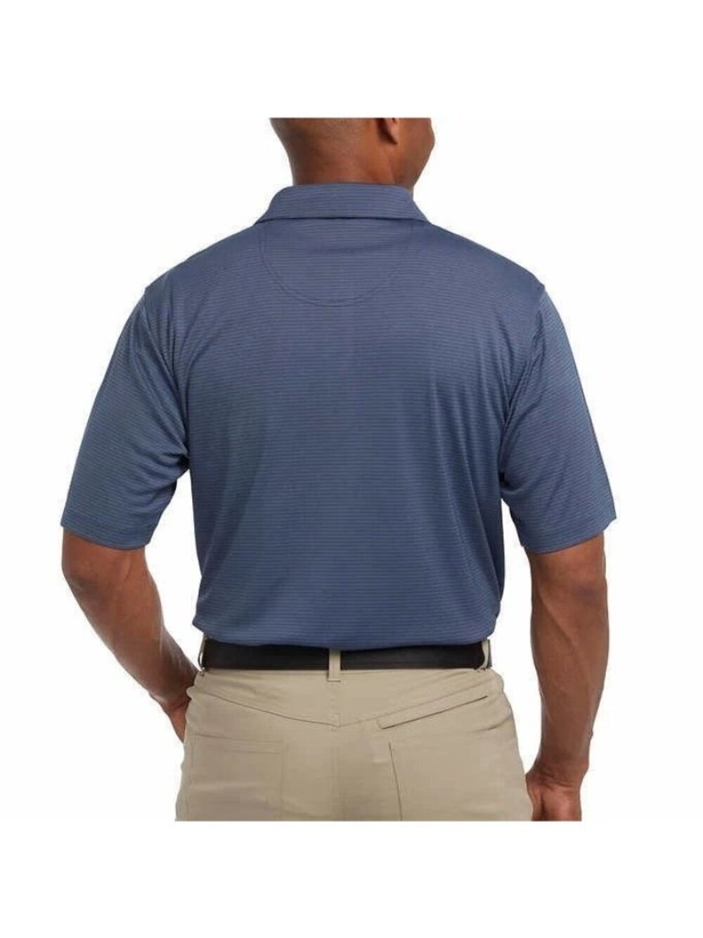 Pebble Beach Men's Size L Dry-Luxe Performance Polo Shirt Blue N1401 - Picture 2 of 9